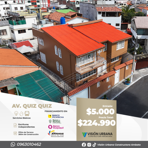 Casa Rentera - Av. Quiz quiz